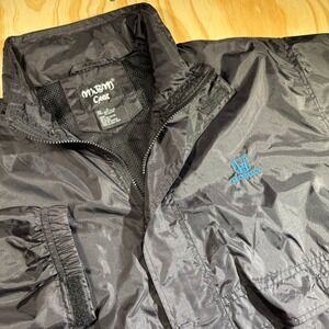 MBM‎ Gear Men's Windbreaker Jacket Black Honda Embroidered Full Zip Size XL